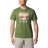 Columbia camiseta montaña manga corta hombre Path Lake Graphic Tee II vista frontal