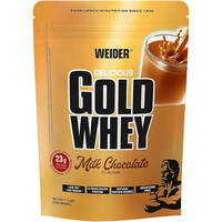 Weider proteínas Gold Whey  Chocolate 500 g vista frontal
