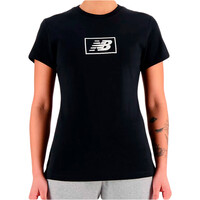 New Balance camiseta manga corta mujer Cotton Jersey Athletic Fit T-Shirt vista frontal