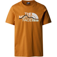 The North Face camiseta montaña manga corta hombre M S/S MOUNTAIN LINE TEE vista frontal