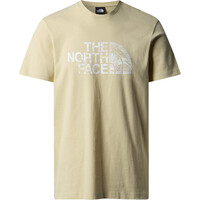 The North Face camiseta montaña manga corta hombre M S/S WOODCUT DOME TEE vista frontal