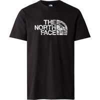 The North Face camiseta montaña manga corta hombre M S/S WOODCUT DOME TEE vista frontal