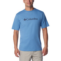 Columbia camiseta montaña manga corta hombre CSC Basic Logo Short Sleeve vista frontal