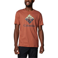 Columbia camiseta montaña manga corta hombre M Rapid Ridge Graphic Tee vista frontal
