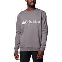 Columbia Sudaderas Montaña Hombre M Columbia Logo Fleece Crew vista frontal
