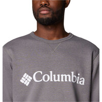 Columbia Sudaderas Montaña Hombre M Columbia Logo Fleece Crew 03