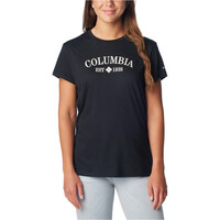 Columbia camiseta montaña manga corta mujer Columbia Trek SS Graphic Tee vista frontal