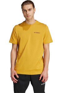 adidas camiseta montaña manga corta hombre TX MTN 2.0 TEE vista frontal