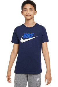 Nike camiseta manga corta niño X_K NSW TEE FUTURA ICON TD vista frontal