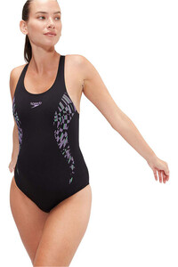 Speedo bañador natación mujer Womens Placement Muscleback vista frontal