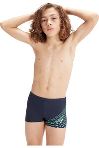 Speedo bañador natación niño Boys Medley Logo Aquashort vista frontal