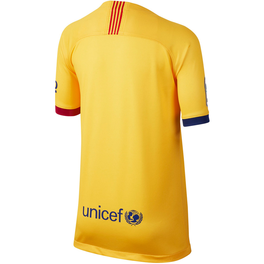 Nike camiseta de fútbol oficiales niño BARCELONA 20 Y NK STAD JSY SS AW vista trasera