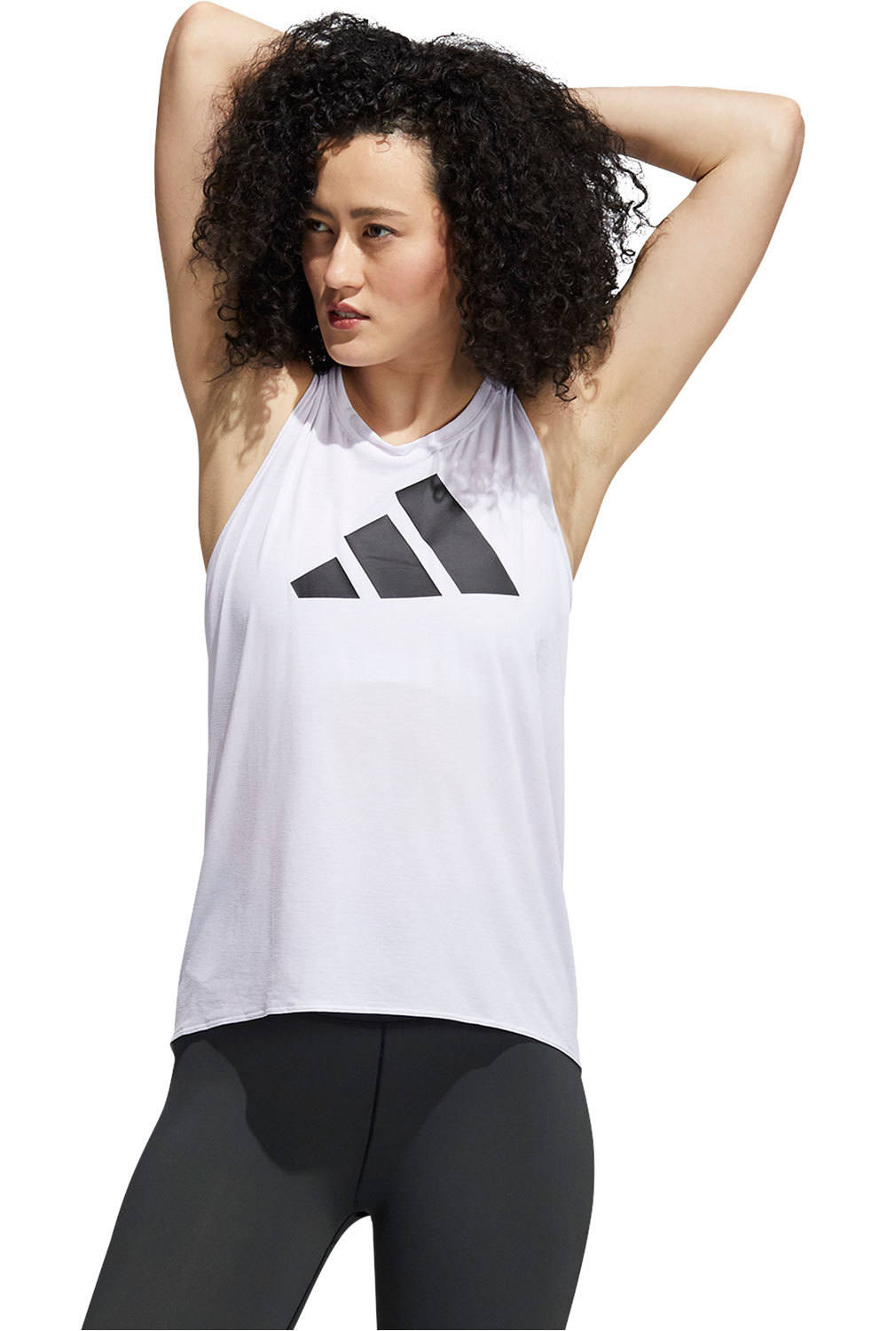 adidas camiseta tirantes fitness mujer WTR 3BARLOGO TK vista frontal