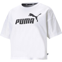Puma camiseta manga corta mujer ESS CROPPED LOGO TEE vista detalle