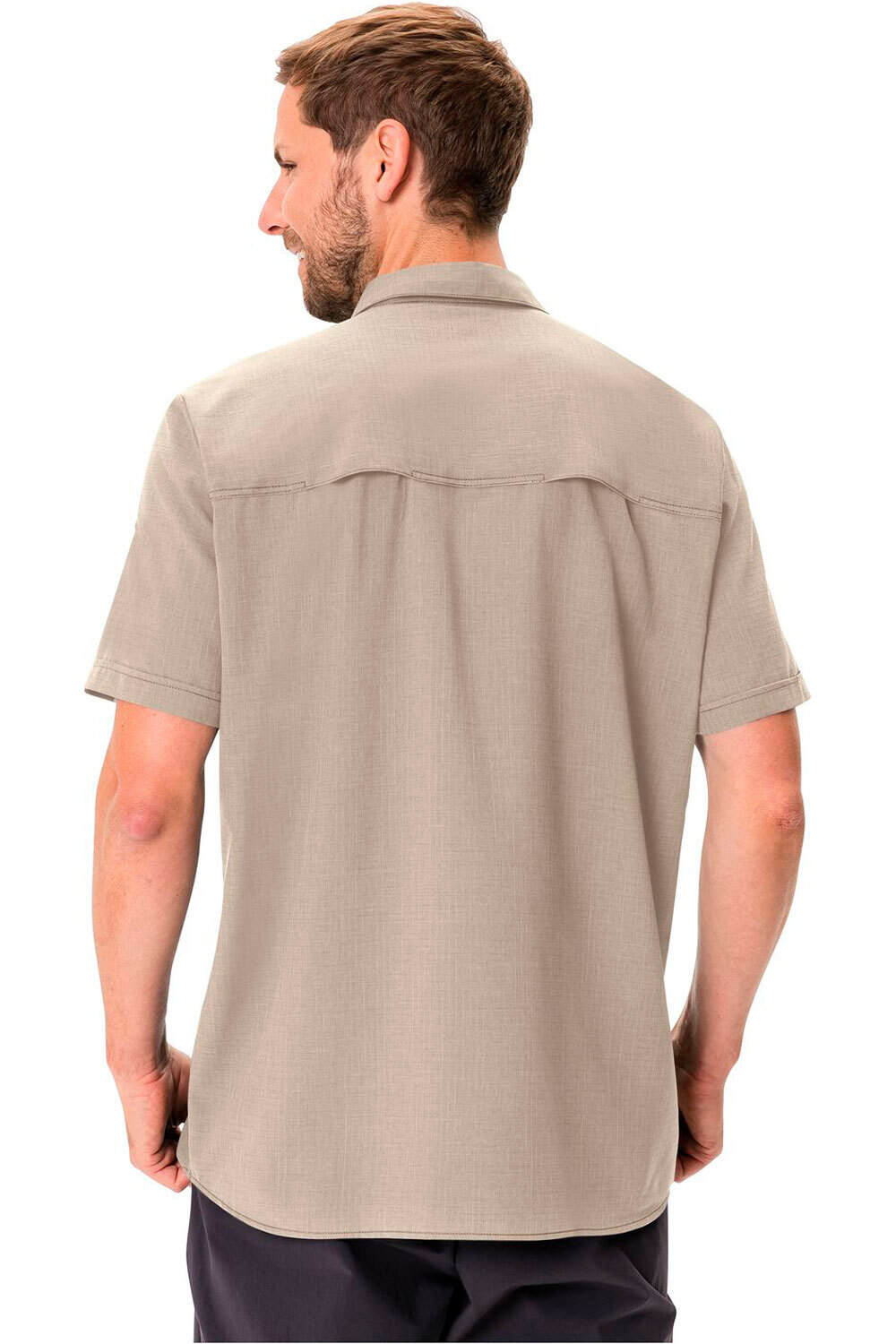 Vaude camisa montaña manga corta hombre Men's Rosemoor Shirt II vista trasera
