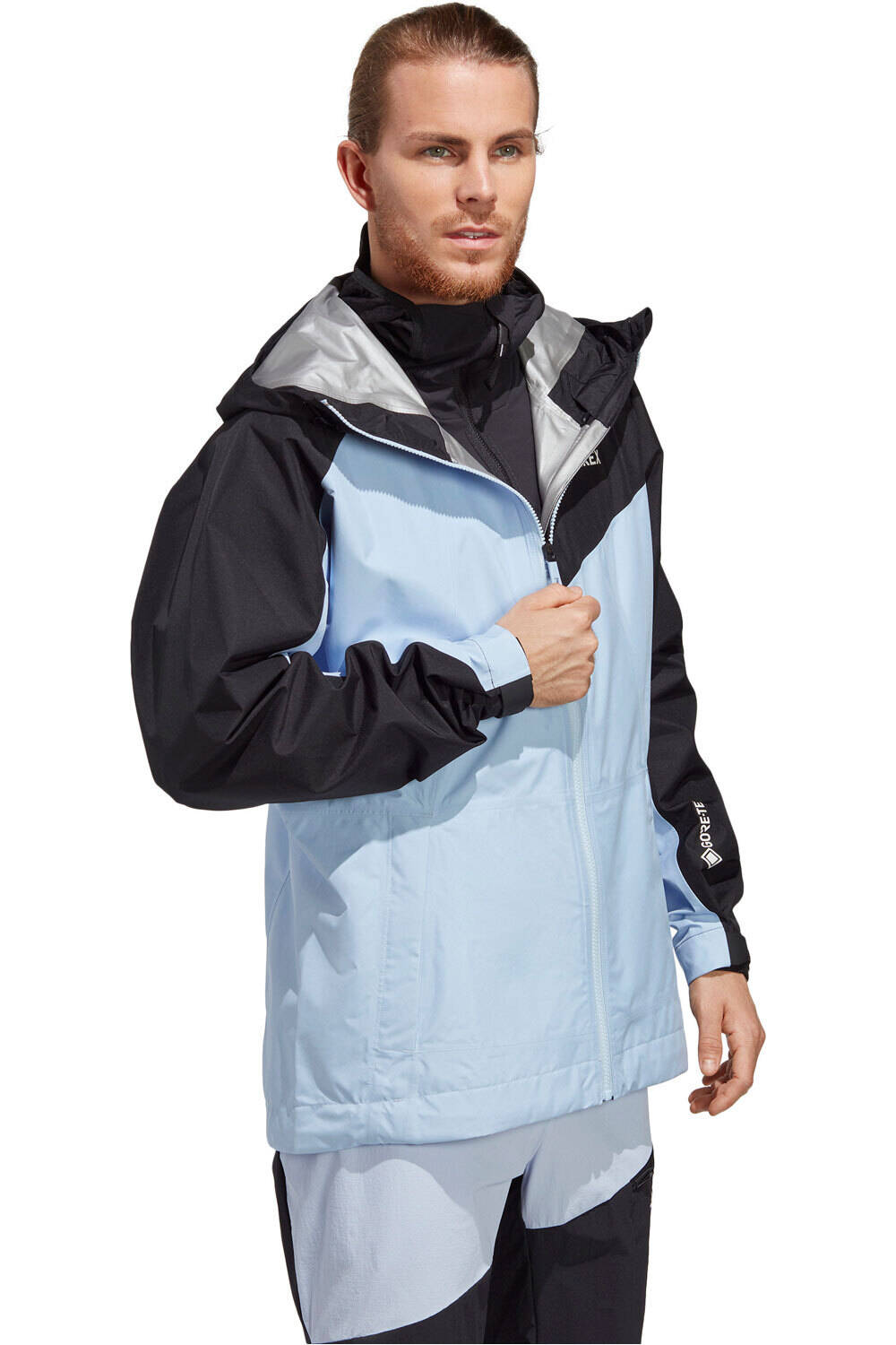 adidas chaqueta impermeable hombre Terrex Xperior GORE-TEX Paclite Rain vista frontal