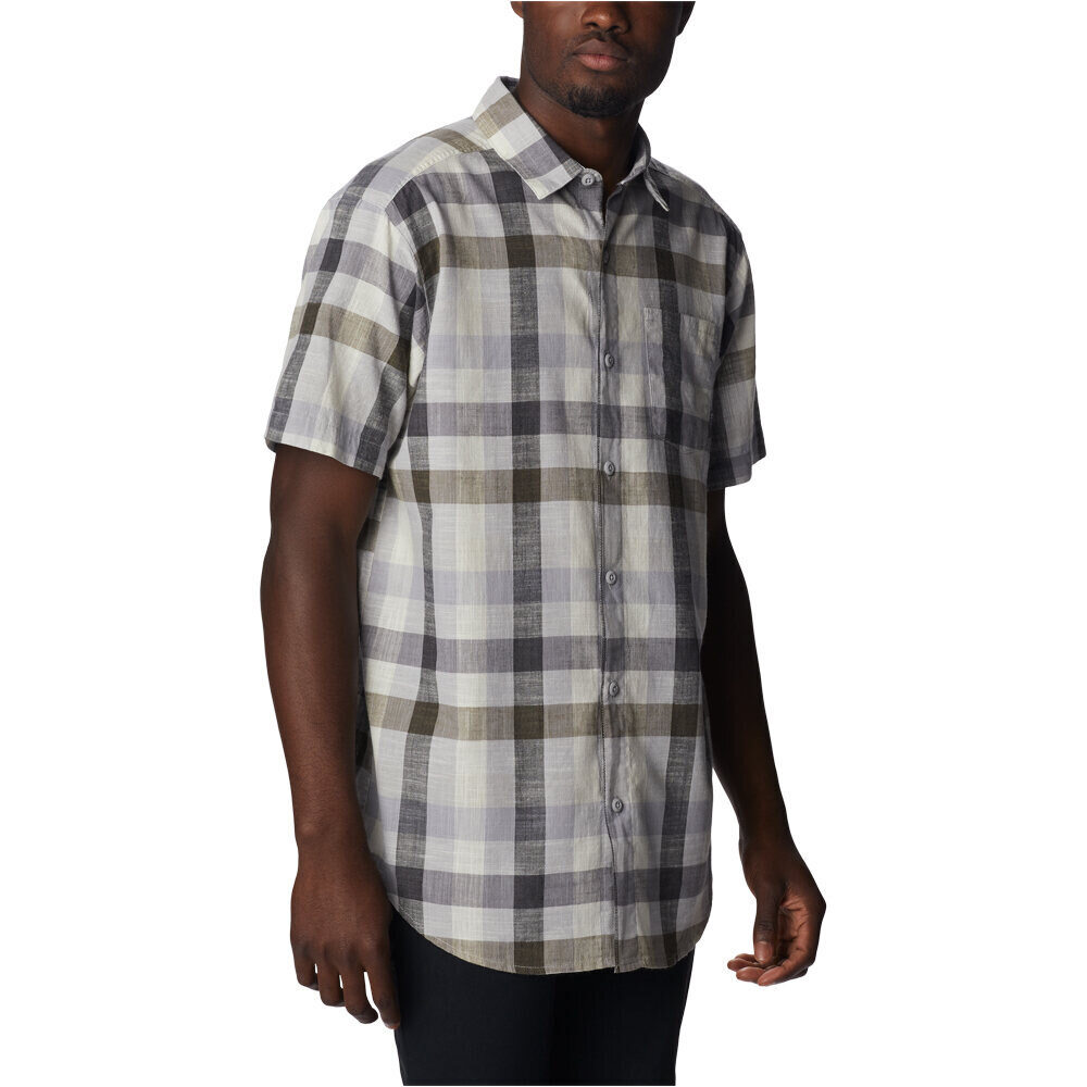 Columbia camisa montaña manga corta hombre Under Exposure YD Short Sleeve Shirt vista detalle