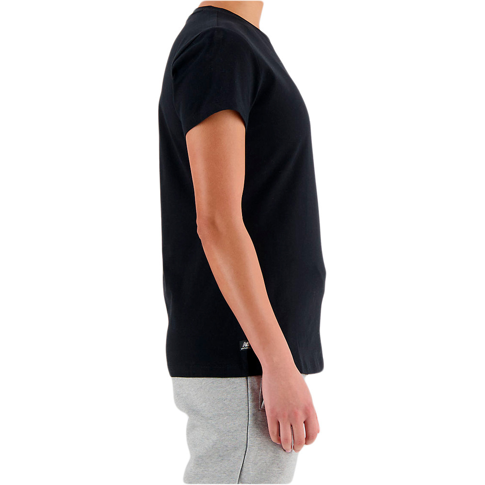 New Balance camiseta manga corta mujer Cotton Jersey Athletic Fit T-Shirt vista detalle