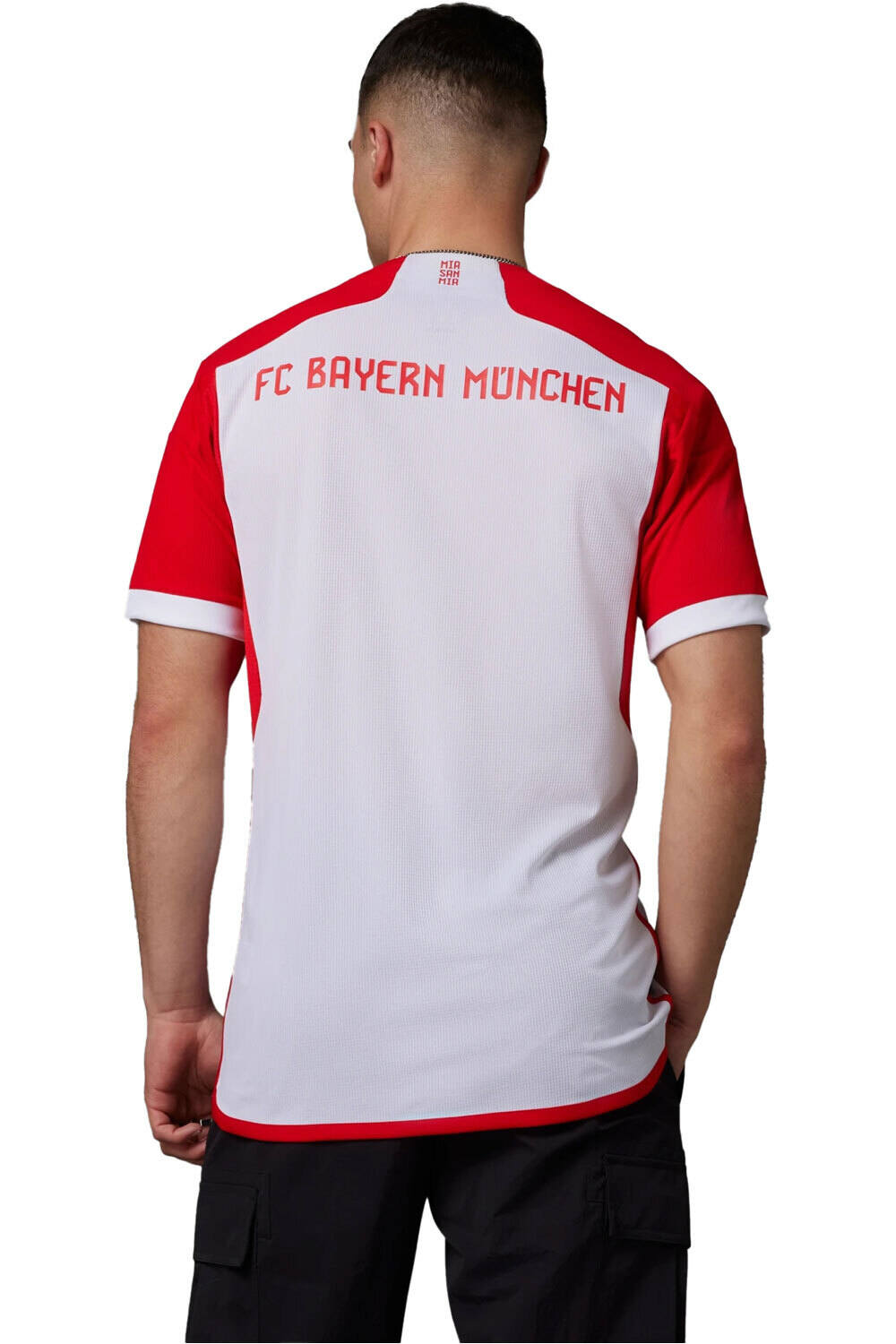 adidas camiseta de fútbol oficiales B.MUNICH 24 H JSY vista trasera