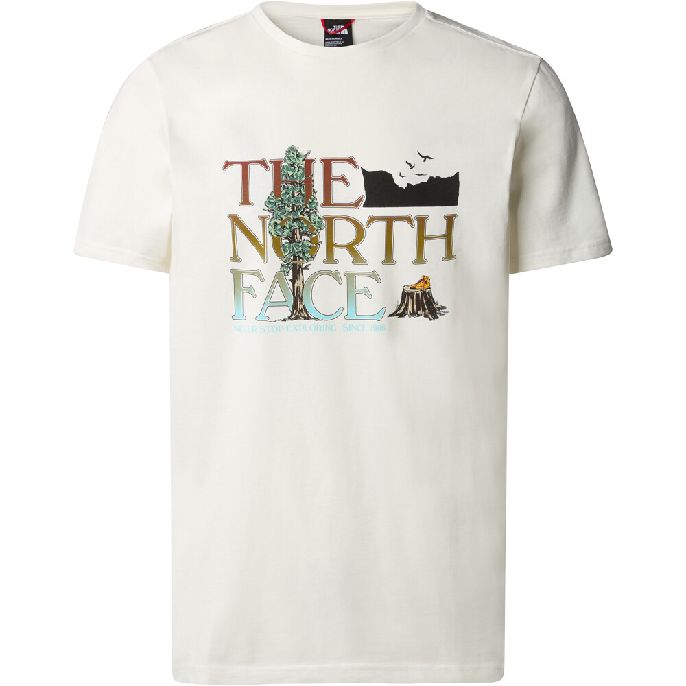 The North Face camiseta montaña manga corta hombre M S/S GRAPHIC TEE vista frontal