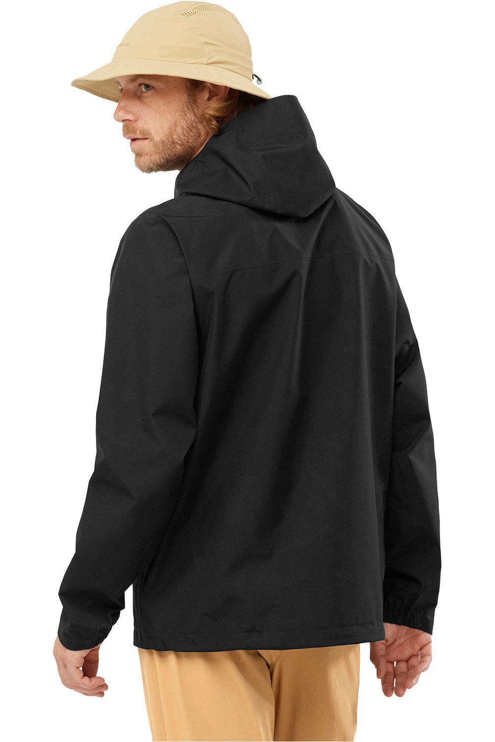 Salomon chaqueta impermeable hombre OUTLINE GORE-TEX  2.5 LAYERS vista trasera