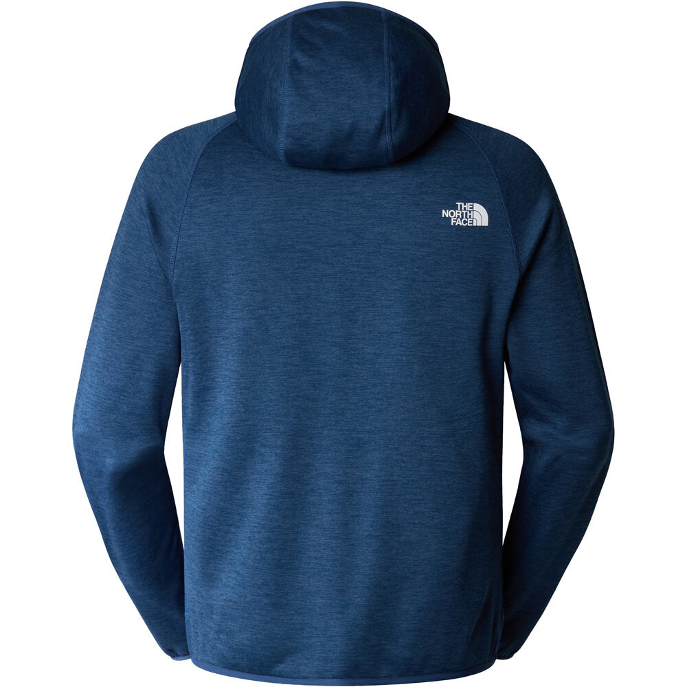 The North Face forro polar hombre M CANYONLANDS HOODIE vista trasera