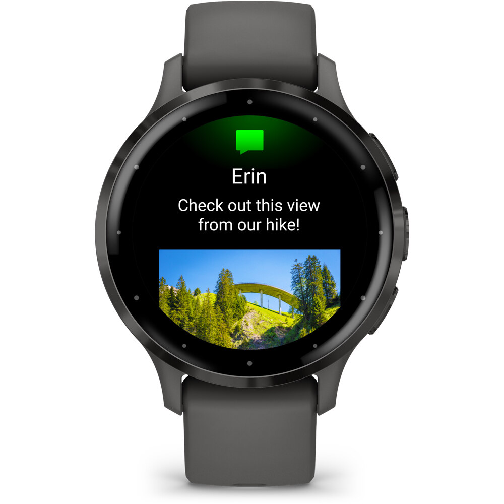 Garmin smartwatch Venu 3S GPS, Wi-Fi, Black Sesame + Slat 03