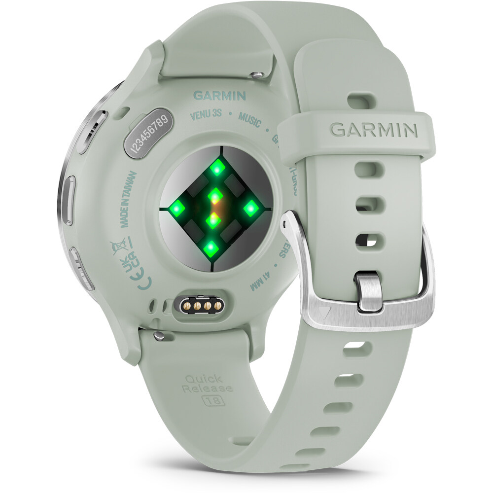 Garmin smartwatch Venu 3S GPS, Wi-Fi, Sage Gray + Passiva 01