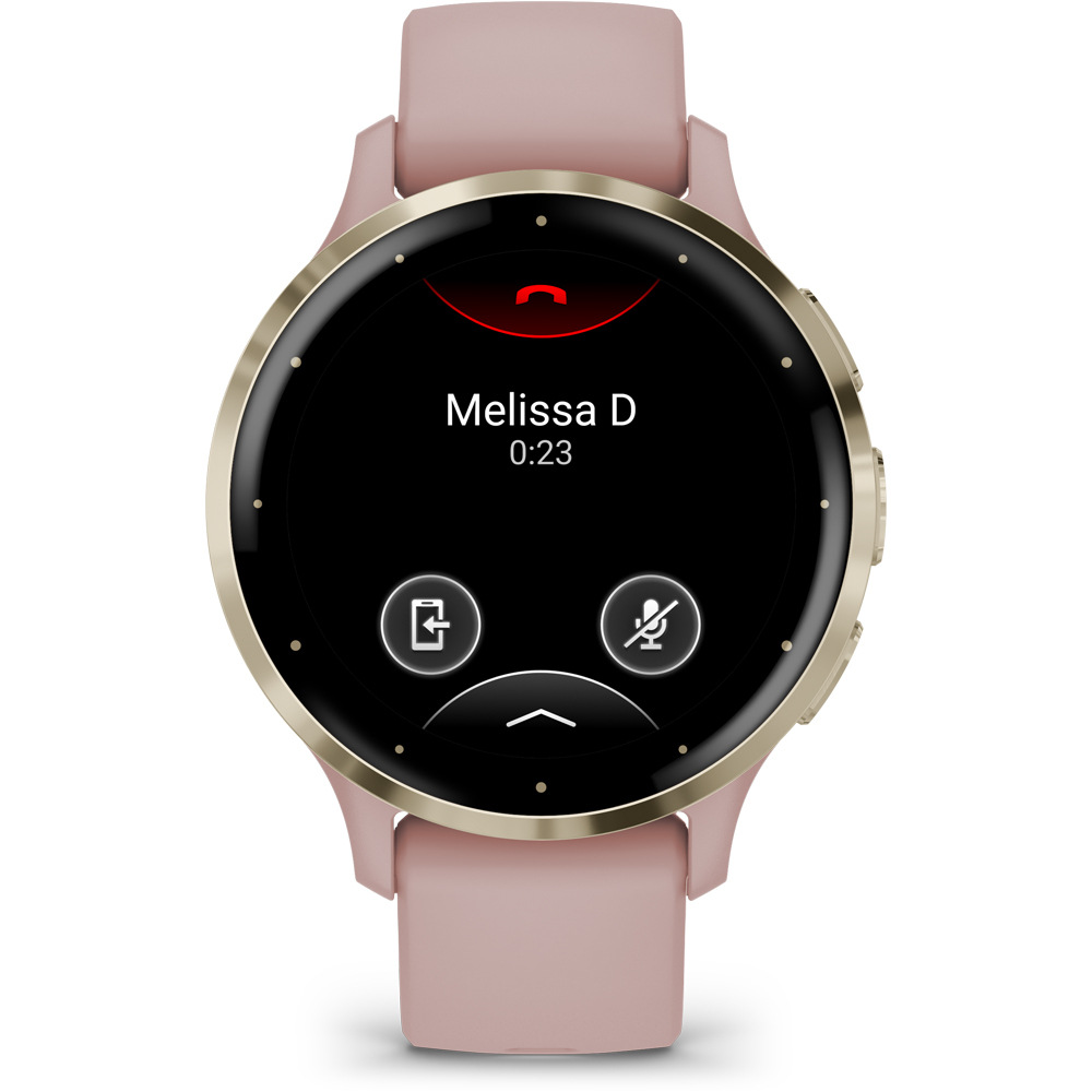 Garmin smartwatch Venu 3S GPS, Wi-Fi, Pink Dawn + Soft Go 02