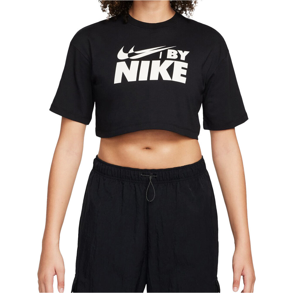 Nike camiseta manga corta mujer W NSW CROP TEE GLS vista frontal