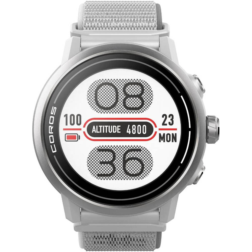 Coros pulsómetros con gps COROS APEX 2 Premium Multisport Watch Black/Grey 03