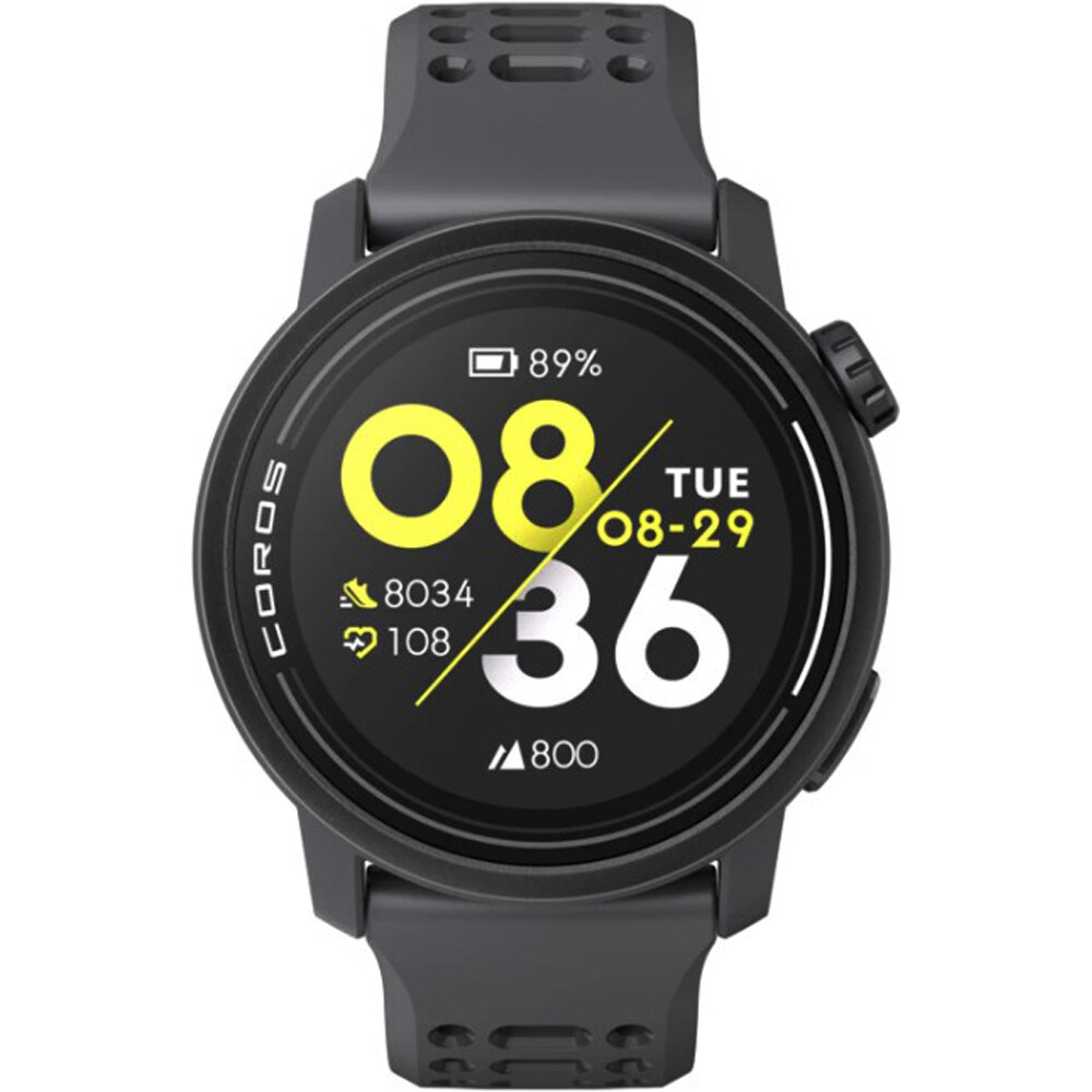 Coros pulsómetros con gps COROS PACE 3 GPS Sport Watch Black w/ Silicone Band 03